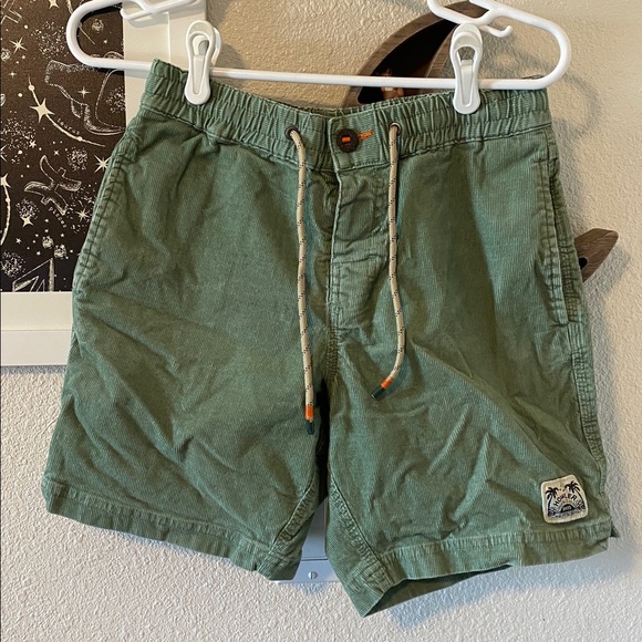 Howler Brothers Olive Corduroy Shorts - Picture 1 of 5